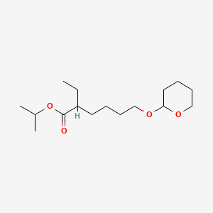 molecular formula C16H30O4 B585912 Propan-2-yl 2-ethyl-6-(oxan-2-yloxy)hexanoate CAS No. 1346602-93-4