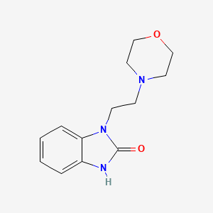 molecular formula C13H17N3O2 B5859367 3-(2-morpholin-4-ylethyl)-1H-benzimidazol-2-one 