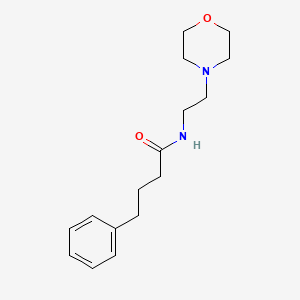 molecular formula C16H24N2O2 B5859369 N-[2-(4-morpholinyl)ethyl]-4-phenylbutanamide 