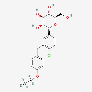 molecular formula C21H25ClO6 B585938 Dapagliflozin-d5 CAS No. 1204219-80-6