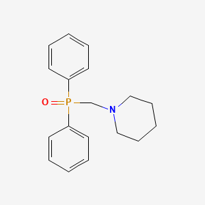 molecular formula C18H22NOP B5859427 Piperidine, 1-[(diphenylphosphinyl)methyl]- CAS No. 95038-61-2