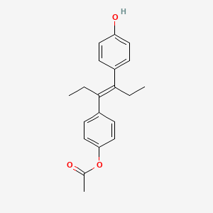 molecular formula C20H22O3 B585954 trans-Diethyl Stilbestrol Acetate CAS No. 66320-32-9
