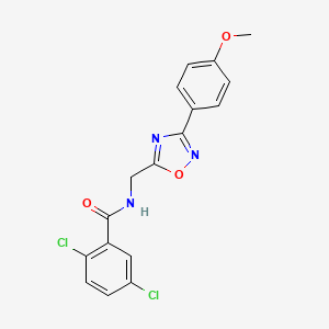 molecular formula C17H13Cl2N3O3 B5859617 2,5-dichloro-N-[[3-(4-methoxyphenyl)-1,2,4-oxadiazol-5-yl]methyl]benzamide 