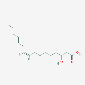molecular formula C10H18O3 B585963 (Z)-3-Hydroxyhexadec-9-enoic acid CAS No. 1380229-35-5