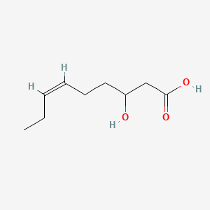 molecular formula C9H16O3 B585968 (Z)-3-Hydroxy-6-nonenoic Acid 