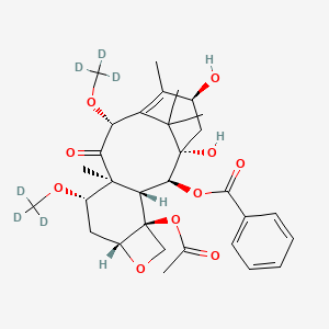 molecular formula C31H40O10 B586004 10-Deacetyl-7,10-dimethoxy-Baccatin III-d6 CAS No. 1383325-07-2