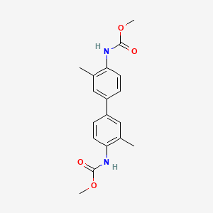 molecular formula C18H20N2O4 B5860167 methyl N-[4-[4-(methoxycarbonylamino)-3-methylphenyl]-2-methylphenyl]carbamate 