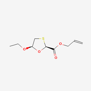 prop-2-enyl (2S,5R)-5-ethoxy-1,3-oxathiolane-2-carboxylate