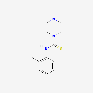 molecular formula C14H21N3S B5860399 N-(2,4-dimethylphenyl)-4-methylpiperazine-1-carbothioamide 