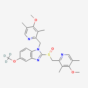 N-(4-Methoxy-3,5-dimethyl-2-pyridinyl)methyl Omeprazole-d3