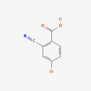 molecular formula C8H4BrNO2 B586055 4-Bromo-2-cyanobenzoic acid CAS No. 1223434-16-9