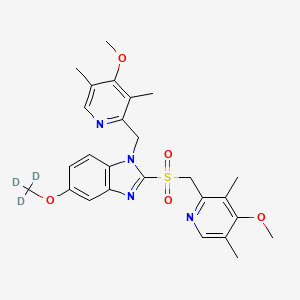 N-(4-Methoxy-3,5-dimethyl-2-pyridinyl)methyl Omeprazole-d3 Sulfone