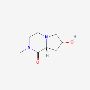 (7R,8aS)-7-Hydroxy-2-methylhexahydropyrrolo[1,2-a]pyrazin-1(2H)-one
