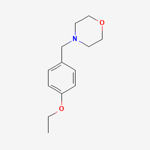molecular formula C13H19NO2 B5860573 4-[(4-ethoxyphenyl)methyl]morpholine 
