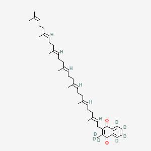 molecular formula C46H64O2 B586103 Menaquinone 7-d7 CAS No. 1233937-31-9