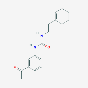 molecular formula C17H22N2O2 B5861189 N-(3-ACETYLPHENYL)-N'-[2-(1-CYCLOHEXENYL)ETHYL]UREA 