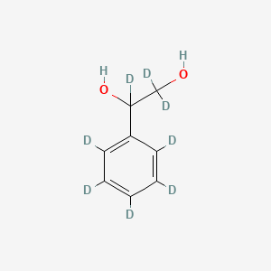 molecular formula C8H10O2 B586129 rac Styrene Glycol-d8 CAS No. 871217-81-1