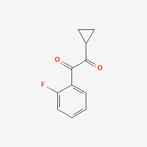 1-Cyclopropyl-2-(2-fluorophenyl)ethane-1,2-dione