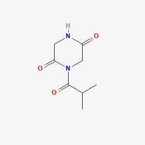 1-(2-Methylpropanoyl)piperazine-2,5-dione