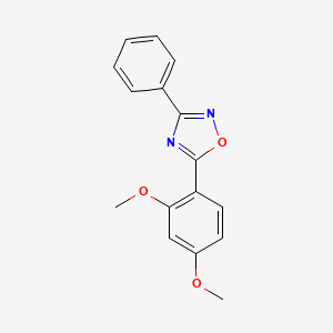 molecular formula C16H14N2O3 B5861347 5-(2,4-dimethoxyphenyl)-3-phenyl-1,2,4-oxadiazole 