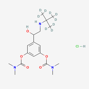 molecular formula C18H30ClN3O5 B586135 Bambuterol-d9hydrochloride 