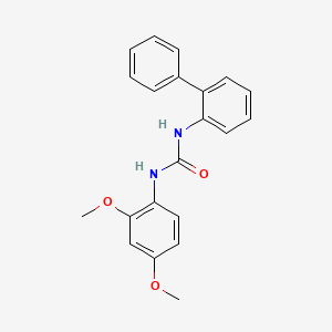 molecular formula C21H20N2O3 B5861412 N-2-biphenylyl-N'-(2,4-dimethoxyphenyl)urea 