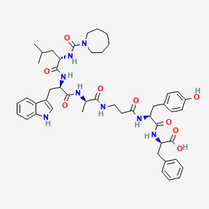 molecular formula C48H62N8O9 B586148 TTA-386 CAS No. 152847-08-0
