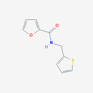 molecular formula C10H9NO2S B5861891 N-(thiophen-2-ylmethyl)furan-2-carboxamide CAS No. 20037-41-6