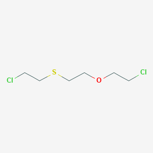 molecular formula C6H12Cl2OS B058619 2-Chloroethyl (2-chloroethoxy)ethyl sulfide CAS No. 114811-38-0