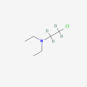 molecular formula C6H14ClN B586190 2-Chloro-N,N-diethylethyl-d4-amine CAS No. 1219908-93-6