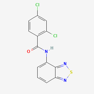 molecular formula C13H7Cl2N3OS B5862017 N-2,1,3-benzothiadiazol-4-yl-2,4-dichlorobenzamide 