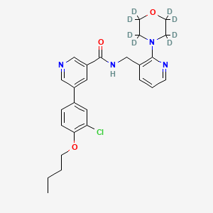 molecular formula C26H29ClN4O3 B586208 A-887826-d8 CAS No. 1794753-88-0