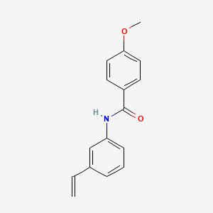 molecular formula C16H15NO2 B5862087 N-(3-ethenylphenyl)-4-methoxybenzamide CAS No. 692768-79-9