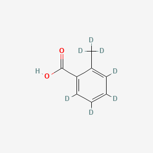 molecular formula C8H8O2 B586214 O-Toluic acid-d7 CAS No. 207742-73-2