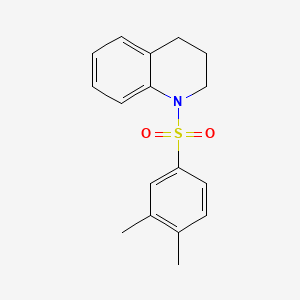 B5862196 1-[(3,4-dimethylphenyl)sulfonyl]-1,2,3,4-tetrahydroquinoline CAS No. 5850-43-1