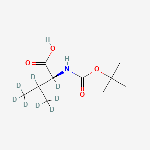 molecular formula C10H19NO4 B586240 Boc-L-Valine-d8 CAS No. 153568-33-3