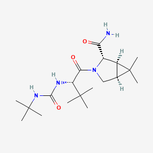 molecular formula C19H34N4O3 B586244 Boceprevir Metabolite M15 CAS No. 1351791-45-1