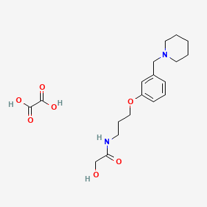 molecular formula C19H28N2O7 B586261 Roxatidine Hemioxalate CAS No. 110925-92-3