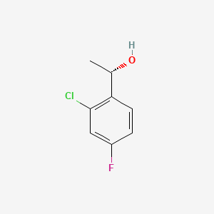 molecular formula C8H8ClFO B586271 (1S)-1-(2-chloro-4-fluorophenyl)ethan-1-ol CAS No. 911218-03-6