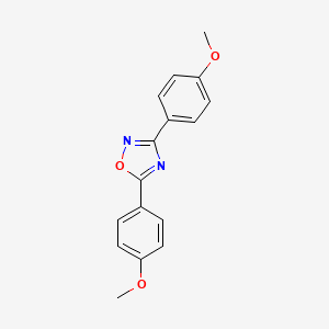 molecular formula C16H14N2O3 B5862792 Bis(4-methoxyphenyl)-1,2,4-oxadiazole 