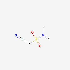 molecular formula C4H8N2O2S B586282 1-Cyano-N,N-dimethylmethanesulfonamide CAS No. 926265-18-1