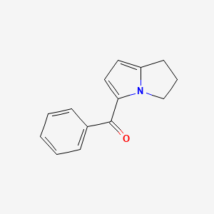 molecular formula C14H13NO B586285 Phenyl(2,3-dihydro-1H-pyrrolizin-5-yl)methanone CAS No. 113502-55-9