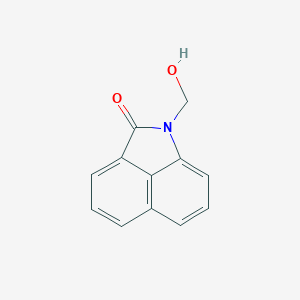 molecular formula C12H9NO2 B058629 1-(hydroxymethyl)benzo[cd]indol-2(1H)-one CAS No. 114044-22-3