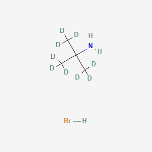molecular formula C4H12BrN B586317 tert-Butylamine-d9Hydrobromide 