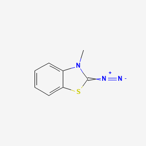 molecular formula C8H7N3S B586318 2-Diazo-3-methyl-1,3-benzothiazole CAS No. 156892-46-5