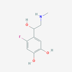 4-Fluoro-5-[1-hydroxy-2-(methylamino)ethyl]benzene-1,2-diol