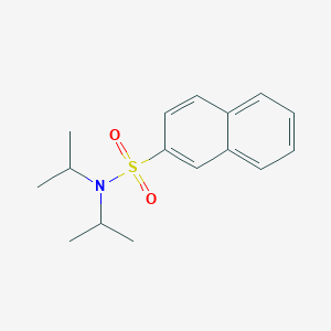 molecular formula C16H21NO2S B5863475 N,N-di(propan-2-yl)naphthalene-2-sulfonamide 