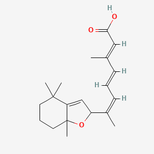 molecular formula C20H28O3 B586354 5,8-Epoxy-9-cis Retinoic Acid CAS No. 1331640-07-3