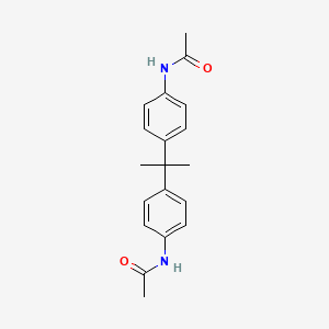 molecular formula C19H22N2O2 B5863725 N-[4-[2-(4-acetamidophenyl)propan-2-yl]phenyl]acetamide 