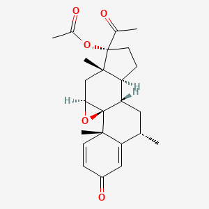 (6alpha,9beta,11beta)-6-Methyl-3,20-dioxo-9,11-epoxypregna-1,4-dien-17-yl acetate